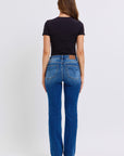 Judy Blue Full Size Run Mid-Rise Bootcut Jeans with Thermal Lining