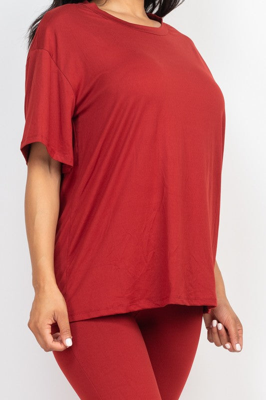 Oversized T-shirt & Leggings Set