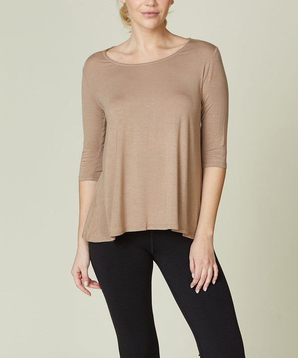 Fabina Bamboo Elbow Length Tunic