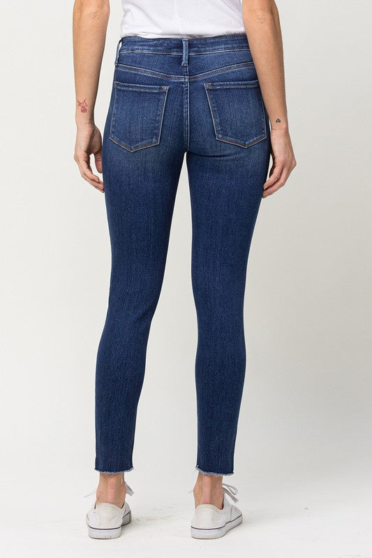 VERVET by Flying Monkey Mid Rise Crop Skinny