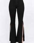 American Bazi Side Slit Flare Jeans