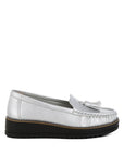 Larana Metallic Tassel Detail Loafers