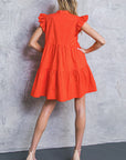 Flying Tomato Into The Night Poplin Mini Dress