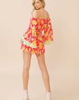 Flying Tomato Love's Calling Woven Romper