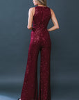 Flying Tomato Divine Wanderings Sequin Jumpsuit