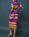 Flying Tomato Evening of Elegance Sweater Midi Dress