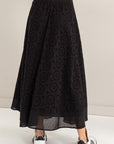 HYFVE Eyelet High-Waist Midi Skirt