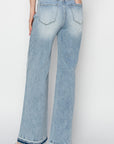 Risen Full Size High Rise Wide Leg Jeans