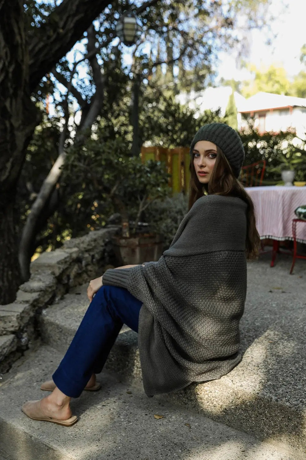 Textured Oversized Cardigan – Cozy Longline Knit