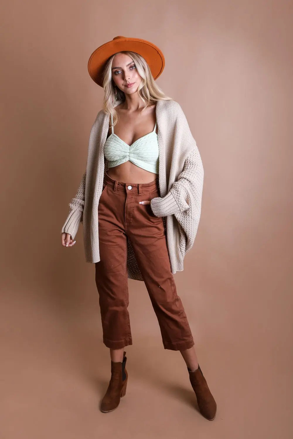 Textured Oversized Cardigan – Cozy Longline Knit