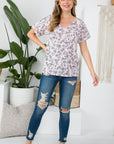 e Luna Paisley Print Boxy Top