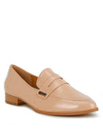 Noshiya Patent Pleather Penny Loafers