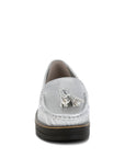 Larana Metallic Tassel Detail Loafers