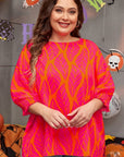 PLUS Women Smocked Lantern Sleeve Plus Size Blouse