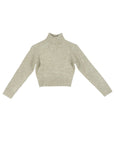 Lilou Crop Mock Neck Sweater