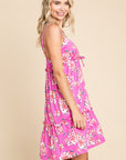 Culture Code Full Size Floral Ruffled Cami Dress