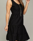 Sleeveless Tiered Dress - Online Only