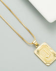 Classy Pendant Talia Initial Gold Letter Necklace