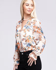 Floral Chiffon Blouse