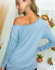 Solid One Shoulder Top - Online Only