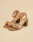 TREATY-S Buckle Sandal Heel