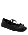 Leina Recycled Faux Leather Ballet Flats