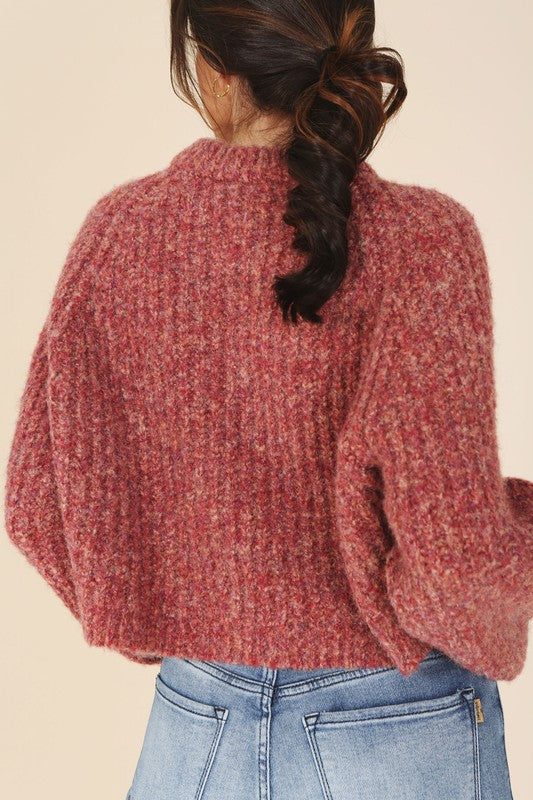 Lilou Melange Multicolor Sweater Top