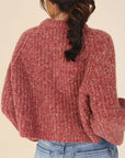 Melange Multicolor Sweater Top - Online Only