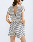 Flying Tomato Sunset Cove Striped Romper