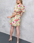 Flying Tomato Free Me Today Floral Woven Mini Dress