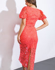 Flying Tomato Unforgettable Icon Wove Lace Top and Skirt Set