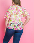 Flying Tomato Bliss Me Floral Woven Lace Top