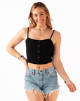 Black Cruisin Crop Top