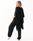 Black Harem Pants Lounge Set