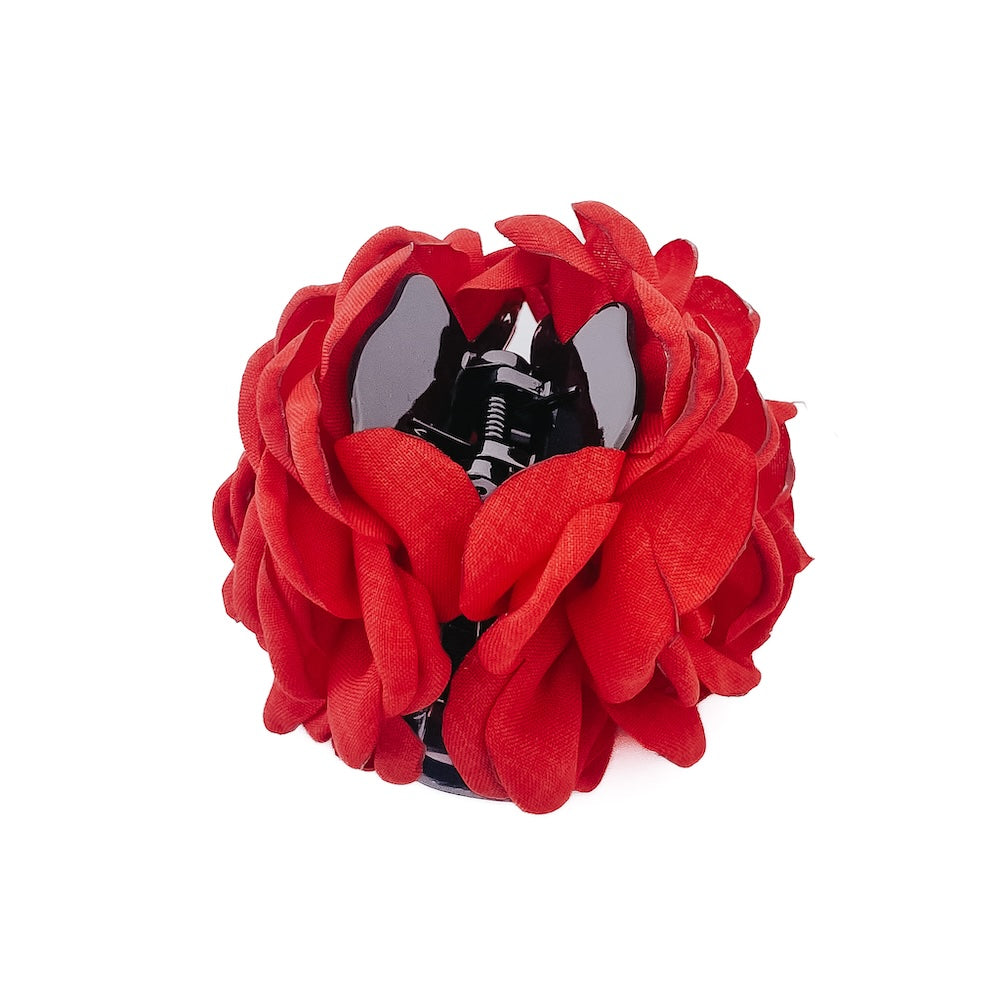 Blooming Rose Hair Claw Clip