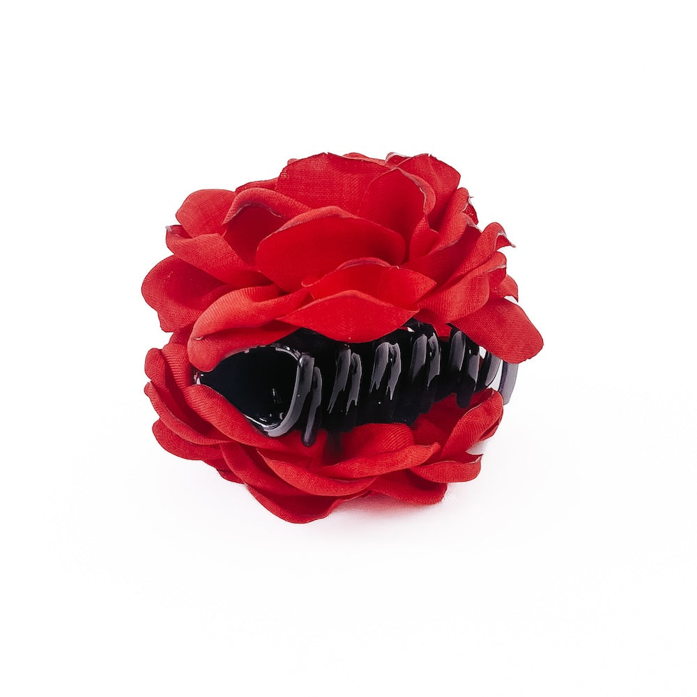 Blooming Rose Hair Claw Clip