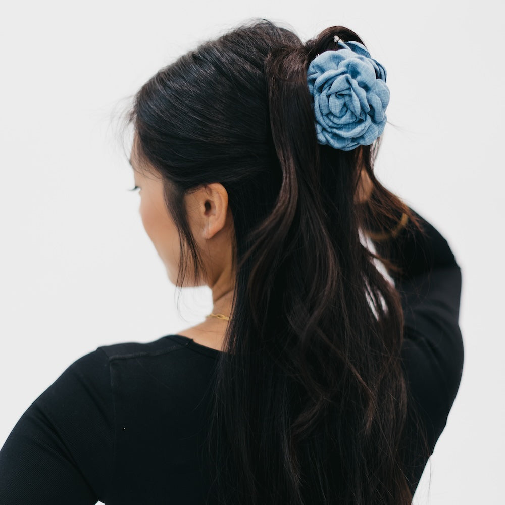 Blooming Rose Hair Claw Clip