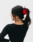 Blooming Rose Hair Claw Clip