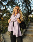 Cozy Bouclé Fringe Scarf
