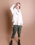 Cozy Bouclé Fringe Scarf