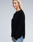 Zenana Raglan Chenille Sweater