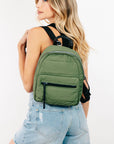 Fame Adjustable Strap Nylon Backpack Bag