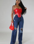 GJG Denim Jade Wide Leg Jean