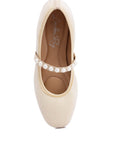 Sassie Pearl Embellished Ballerina Flats