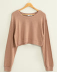 HYFVE Soul Mate Drop-Shoulder Cropped Sweatshirt