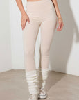 Le Lis Ribbed Crop Cami and High Waist Brushed Leggings Set