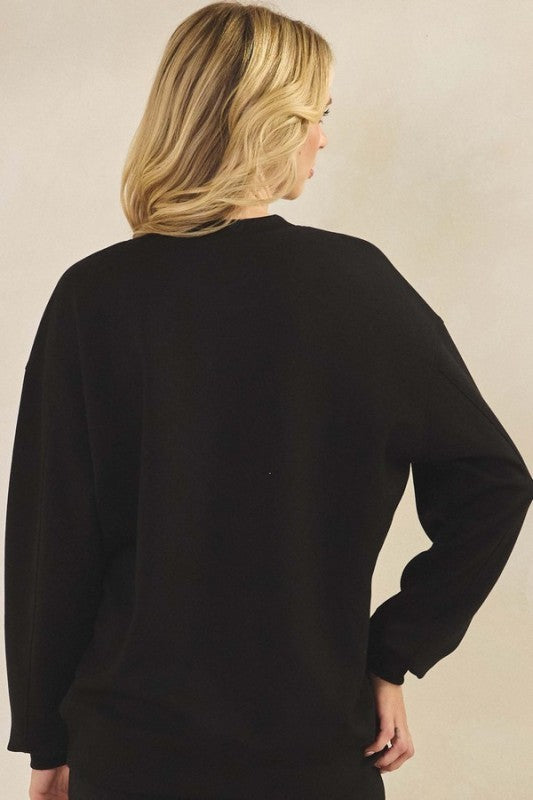 PLUS Faith Over Fear Ultra Comfy Graphic Sweatshirt