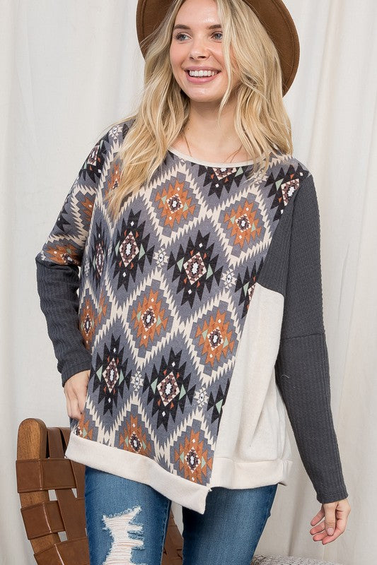 e Luna Cozy Mix and Match Top