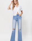 Flying Monkey High Rise Vintage Flare Jeans - Online Only