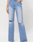 Flying Monkey High Rise Vintage Flare Jeans - Online Only